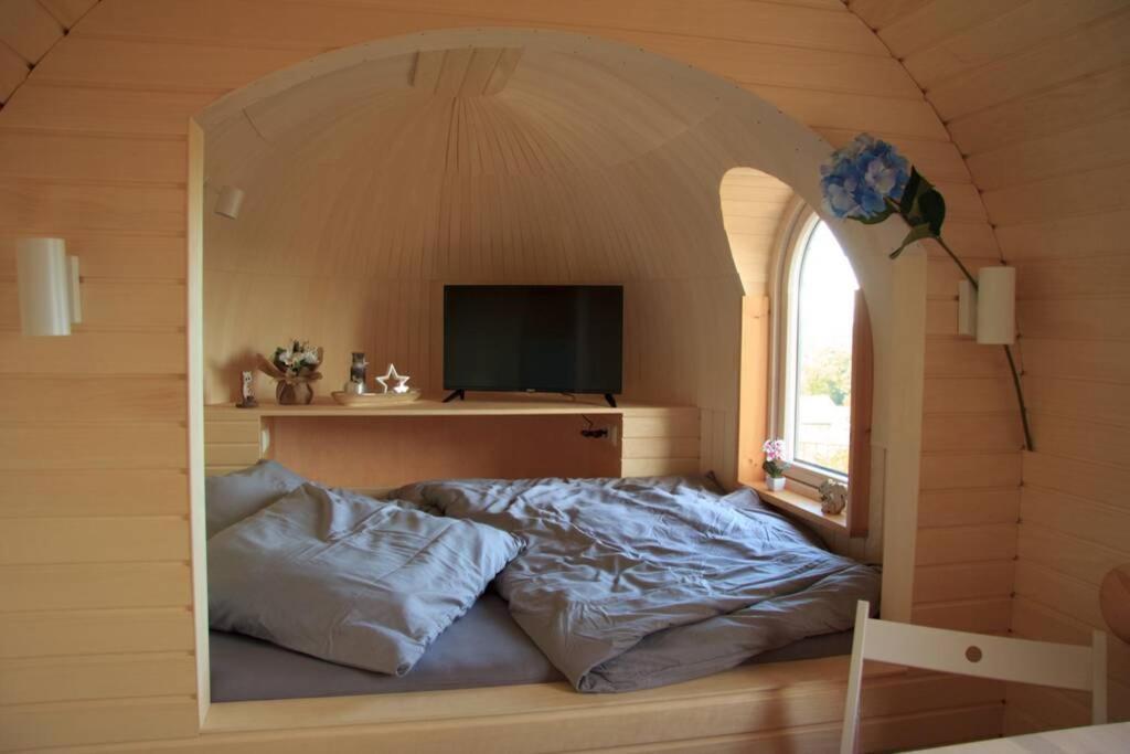 شقة Schmidis Igluhuts Im Pfaffenwinkel - Tiny House 2 Apfeldorf المظهر الخارجي الصورة